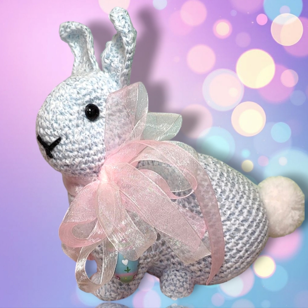 Hand Crochet Easter Bunny Rabbit Toy Animal